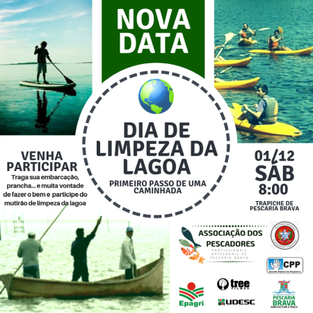 Leia mais sobre o artigo Sábado é dia de limpeza da lagoa em Pescaria Brava