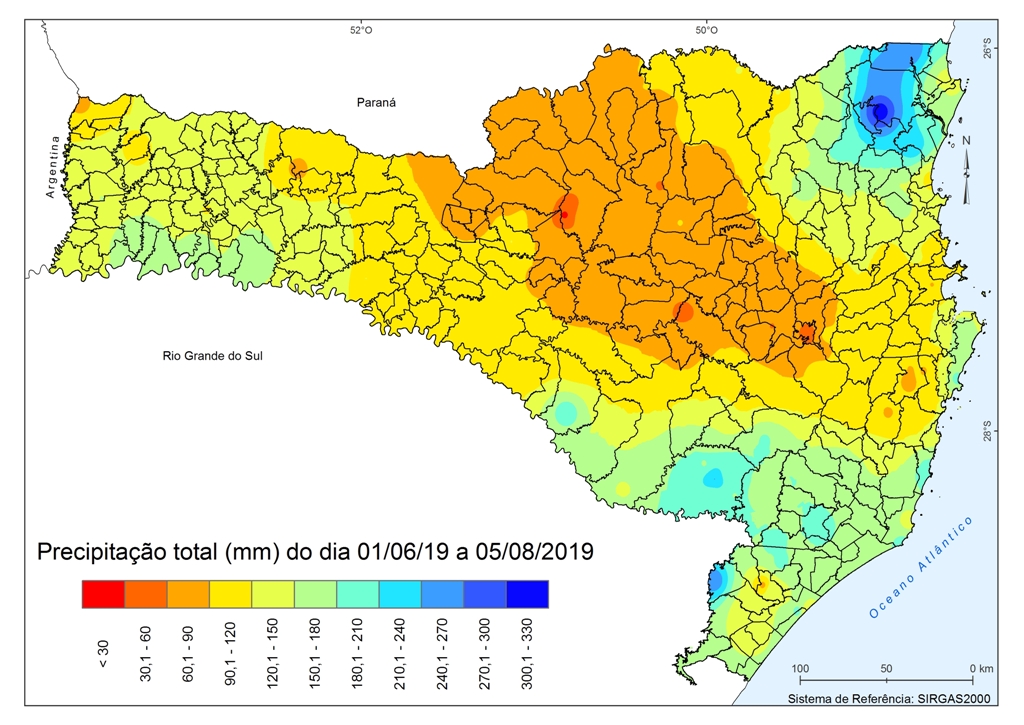 De Acordo Com Esse Gráfico Santa Catarina Apresenta