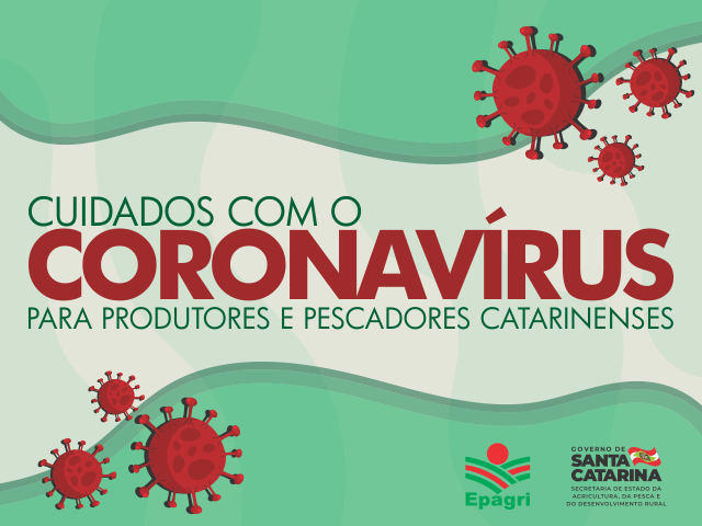 Read more about the article Coronavírus em SC: cartilha da Epagri orienta agricultores e pescadores para cuidados com produção e comercialização