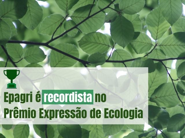 Read more about the article Epagri vence em seis categorias do Prêmio Expressão de Ecologia e se firma como a maior campeã da história da premiação