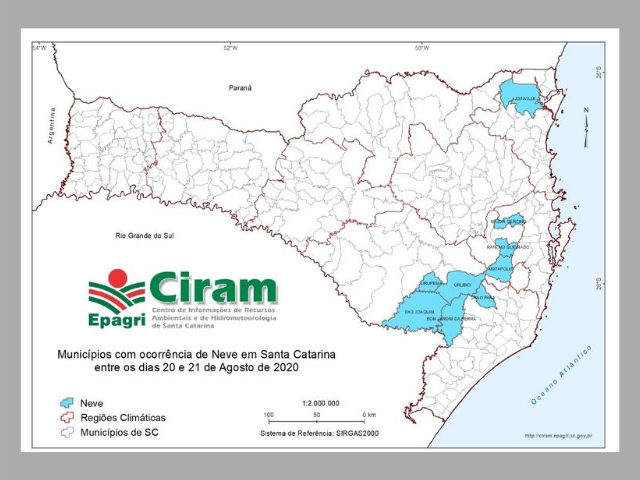 Leia mais sobre o artigo A neve e o frio chegaram a Santa Catarina