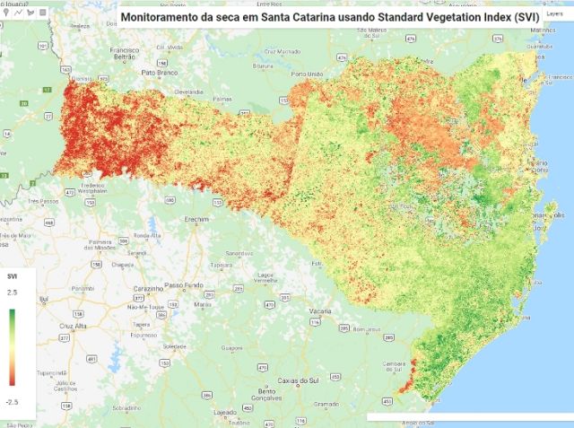 Leia mais sobre o artigo Epagri/Ciram desenvolve novo método para monitorar estiagem na agricultura