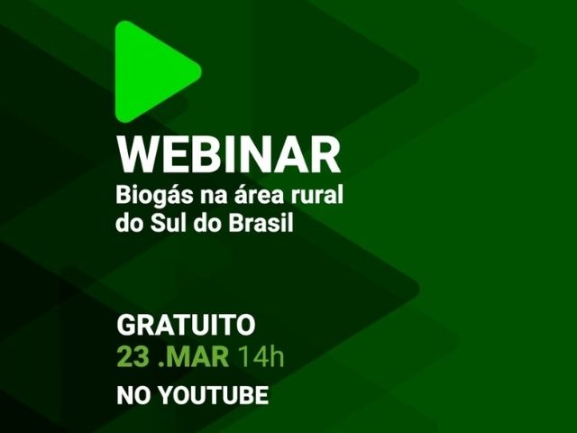 Leia mais sobre o artigo Webinar apresenta projetos de biogás na área rural do Sul do Brasil