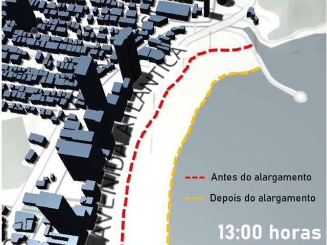 Leia mais sobre o artigo Imagens de satélite mostram que alargamento da praia em Balneário Camboriú resultou em duas horas a mais de sol, em média