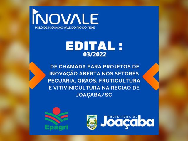 Leia mais sobre o artigo Empresas e instituições de Joaçaba têm até 3 de março para se inscrever no edital de inovação aberta Agrotech