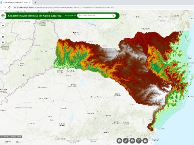 Leia mais sobre o artigo Epagri/Ciram lança portal com informações geográficas de Santa Catarina